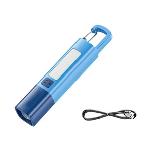 Mini linterna portátil con zoom XPE luz de camping USB recargable - Imagen 1 de 13