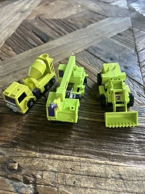Vintage 1984 Takara G1 Transformers DEVASTATOR Construction Figures *SET OF 3* - Image 1 of 4