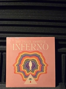 The Prize Fighter Inferno 7” Vinyl Evil Ink Claudio Sanchez Pink/White Variant - Picture 1 of 3
