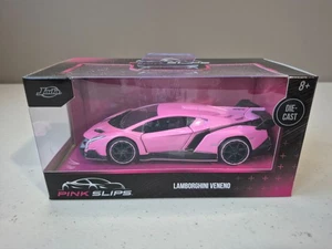 Jada Pink Slips 1:32 Scale Die-cast Lamborghini Veneno (Pink) - Picture 1 of 5