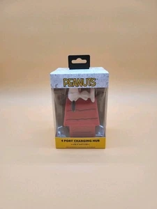 Peanuts 2024 Snoopy Red Dog House 4 Port Charging Hub - 3 USB-A and 1 USB-C - Picture 1 of 9