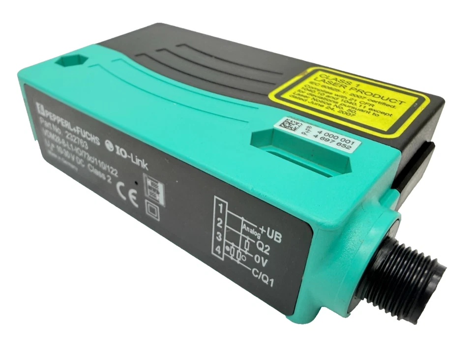 PEPPERL FUCHS 218499 VDM28-8-L-IO/73c/110/122 Distance Sensor, 10-30VDC - Image 1 of 4