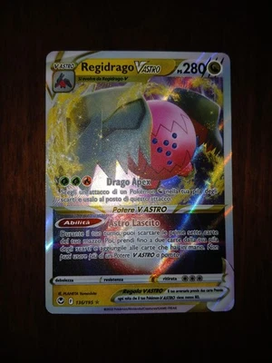 Carte Pokemon REGIDRAGO VASTRO 136/195 Ita Rara Holo Tempesta Argentata SIT - Immagine 1 di 4