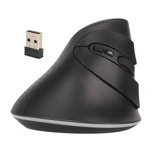 Vertical Mouse 2.4G BT Wireless Ergonomic Mouse 800 1200 1600 DPI Mouse For L FG - Picture 1 of 22