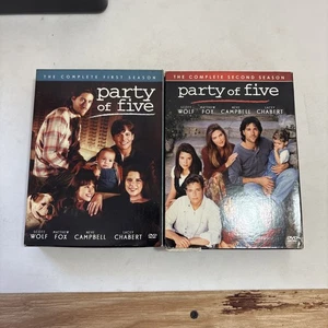 Party Of Five Seasons 1-2 DVD Set - Neve Campbell Lacey Chabert - Picture 1 of 8