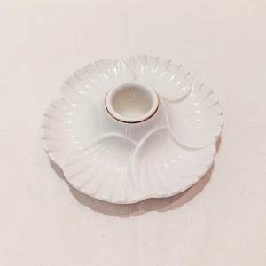 LENOX - Runder Kerzenhalter mit Pedaldesign - Creme und Gold - Bild 1 von 4