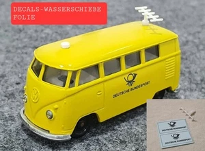 Siku V211 V212 VW T1 Bus Deutsche Bundespost Antenne + Decals - Bild 1 von 1