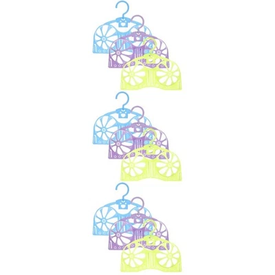  9 PCs Underwear Hangers Anti-Deformation Plastic Bra Drying Rack for - Image 1 of 4