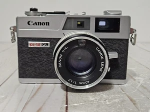 Canon Canonet QL17 GIII 35mm Rangefinder Camera Chrome with 40mm f/1.7 Lens - Picture 1 of 17