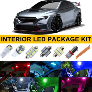 8PCS Interior LED Lights Bulbs Package Kit For Subaru Impreza WRX STI 2015-2021 - Picture 1 of 24