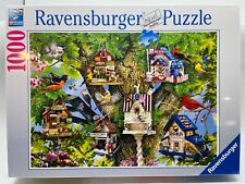 Ravensburger 1000 PC Jigsaw Puzzle Bird Village Birdhouses -