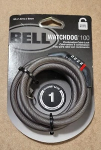 BELL Watchdog 100 Combo Cable Lock 1.5m x 8mm BUY MORE AND SAVE! - Bild 1 von 2