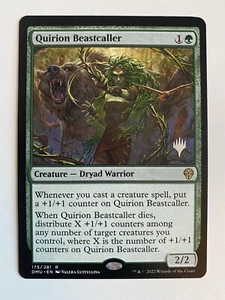 Quirion Beastcaller *PROMO* DMU MTG NM/MT EDH Commander Dominaria United Cmb Shp - Picture 1 of 2