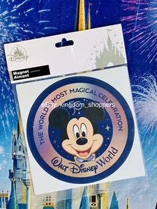 Imán de Mickey Mouse Walt Disney World 2021 50 aniversario nuevo - Imagen 1 de 1