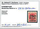 DR 1923, MI. 296 DD OPD München**, Doppeldruck gepr. BPP!! Mi. 100 !! (a01598)