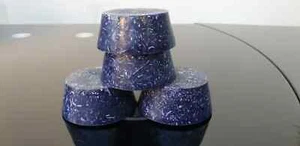 432Hz Solfeggio Balancing/Meditation/Chakra Purple Marker Shields x 4 - Picture 1 of 1