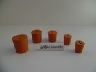Rubber Bungs Stoppers Laboratory TWO HOLE Stoppers Various Sizes *Multi Listing*