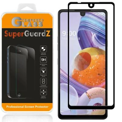 SuperGuardZ FULL COVER Tempered Glass Screen Protector Guard For LG Stylo 6 - Image 1 of 4