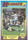 Football Programme>WEST HAM UNITED v NEWCASTLE UNITED May 1987
