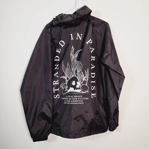 Opake Guam Rain Jacket Wind Breaker Black - Picture 1 of 5