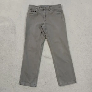 Duluth Pants Mens 32x28 Gray Flex Firehose Standard Fit Stretch Canvas Chore - Picture 1 of 17