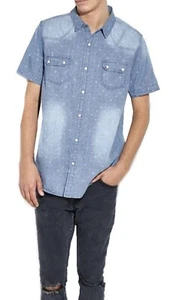 Brave Soul Artiny S/S Shirt Printed 100% Cotton Beach Tropical Party holiday - Picture 1 of 2