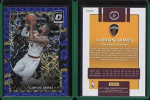 17/18 2017/18 Panini Optic Blue Velocity #27 Lebron James Lakers - Imagen 1 de 1