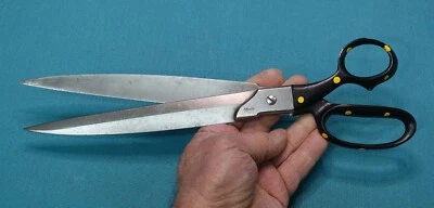 1930's CLAUSS USA No. 4747J  13 Inch Paper Hangers' Shears/Scissors 7-3/4" LOC - Image 1 of 4