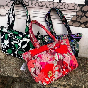 Vera Bradley Mandy Tote Bag in Cotton - Picture 1 of 11