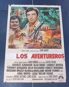 THE ADVENTURERS 1970 Italienisches Filmplakat -39x55 B13-43-11 - Bild 1 von 10