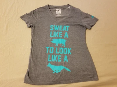 Camiseta Adidas para mujer M mediana gris gris algodón Foto 1 de 4