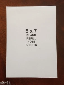 Nachfüll-Notizpapier - lose Ersatzblätter - 5 x 7" 100 Blatt * 3 Stück * - Bild 1 von 1