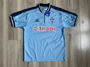 Celta Vigo Home football shirt 1999/2001 Jersey Umbro Soccer Vintage Spain sz L - Picture 1 of 8