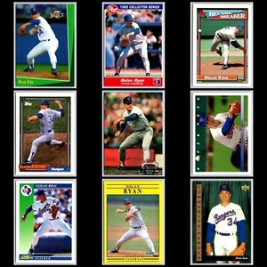 Nolan Ryan 1990s 9 Baseball Card Lot Score Post Topps Upper Deck Fleer NM+ - Picture 1 of 20