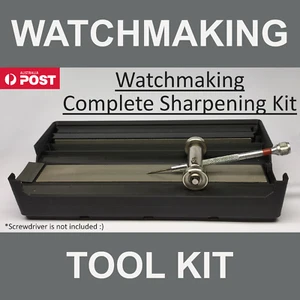 Watchmaking Screwdriver / Tweezer Diamondstone Sharpening Kit Roller Repair Tool - Picture 1 of 6