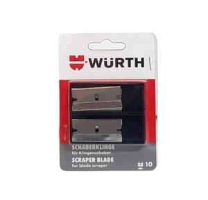 10 St. Würth Klingenschaber Kochfeldschaber Glasschaber Ersatzklingen 0714663351 - Bild 1 von 3