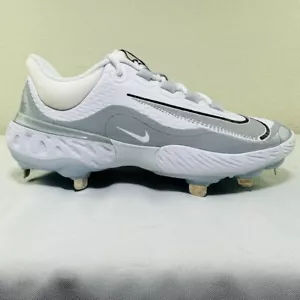 Botines de béisbol bajos Nike Alpha Huarache Elite 4 para hombre talla 7 blancos grises parte superior baja - Imagen 1 de 8