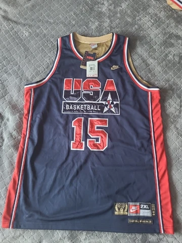 Nike Team USA Dream Team Olympics Magic Johnson Basketball Jersey Mens Sz XXL Cover