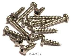  No.4 Stainless Steel Self Tapping Screws. Mixed 200 Pk. Kit Car..Outboard..... - Picture 1 of 1