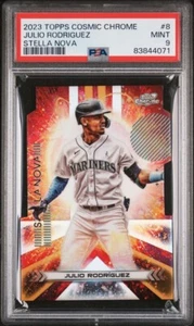 Julio Rodriguez 2023 Topps Cosmic Chrome Stella Nova STN-8 SP Mariners PSA 9 - Bild 1 von 3