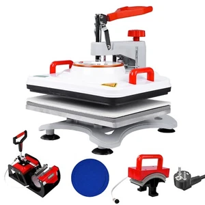 29x38cm 5-in-1 Heat Press Maschine–Multifunktionale Tassen-&Transferpresse EU - Bild 1 von 17