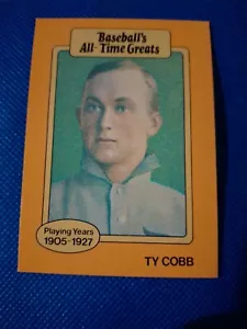 1987 TY COBB HYGRADE BASEBALL'S ALL TIME GREATS CARD DETROIT TIGERS - Picture 1 of 2