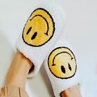 Yellow Smiley  Happy Face Slippers