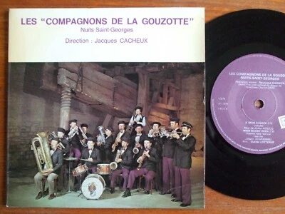 EP LES COMPAGNONS DE LA GOUZOTTE FANFARE DE NUITS SAINT GEORGES EN BOURGOGNE VIN - Photo 1/4