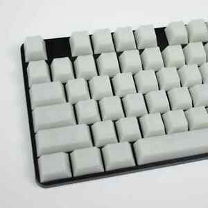 POM Jelly White Keycaps Blank (108 keycap set) | With 1.75u Shift