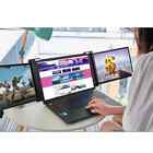 Portable Monitor for Laptops - 13.3" Full HD tri screen with multi ports