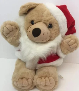 Christmas Teddy Bear 1987 Chosun Red Jacket w matching Hat Plush Animal - Picture 1 of 8