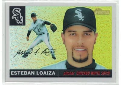 2004 Topps Heritage Chrome Refractor Esteban Loaiza #264/555 Chicago White Sox - Image 1 of 2