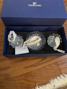 Swarovski Christmas Ball Ornament Set Annual Edition Crystal “Shooting Star” - Picture 1 of 19