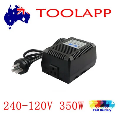 240V-120V 110V Sinewave Step down Transformer 350W Electric Voltage  Converter - image 1 of 4